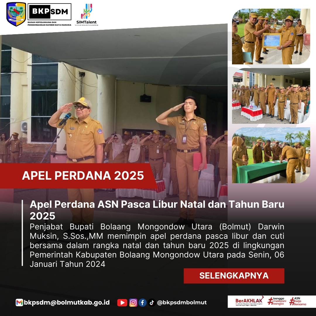 Apel Perdana Pasca Libur Nataru Tahun 2025
