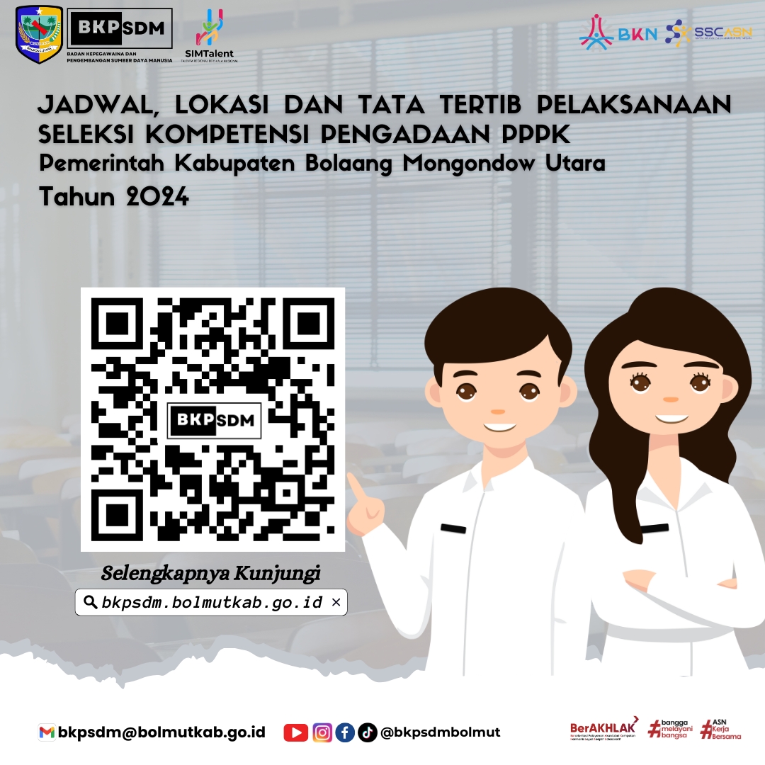 PENGUMUMAN JADWAL PELAKSANAAN SELEKSI KOMPETENSI PPPK TAHAP I TA 2024